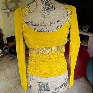 Free people gorgeous and unique top size SP